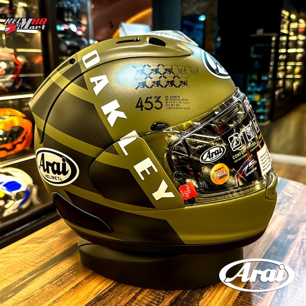 Helm ARAI RX7X MVK OAKLEY Fullface Helm RX-7X