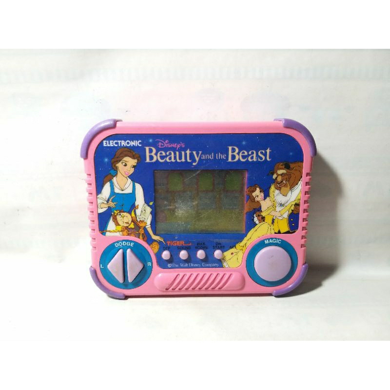 Game Watch Gimbot Bot Putri Princess Belle Beauty And The Beast Prince Adam Tiger Electronics 1990 R