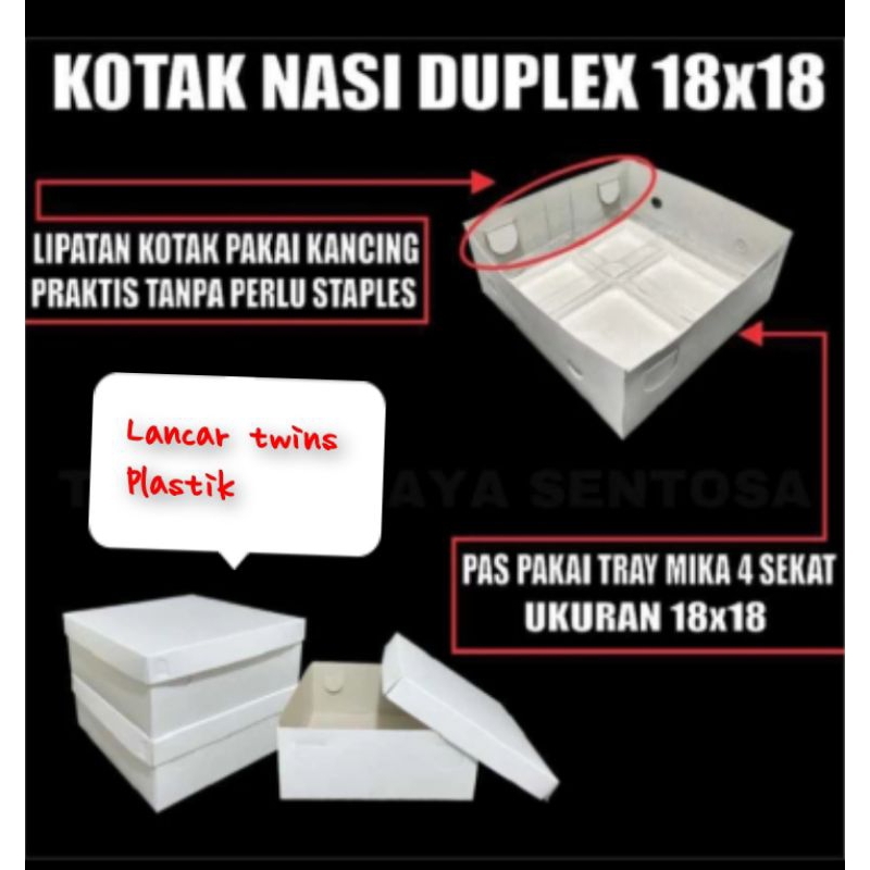 

Dus Nasi uk 18x18 /dus nasi uk 20x20/tatakan mica dus Tebal
