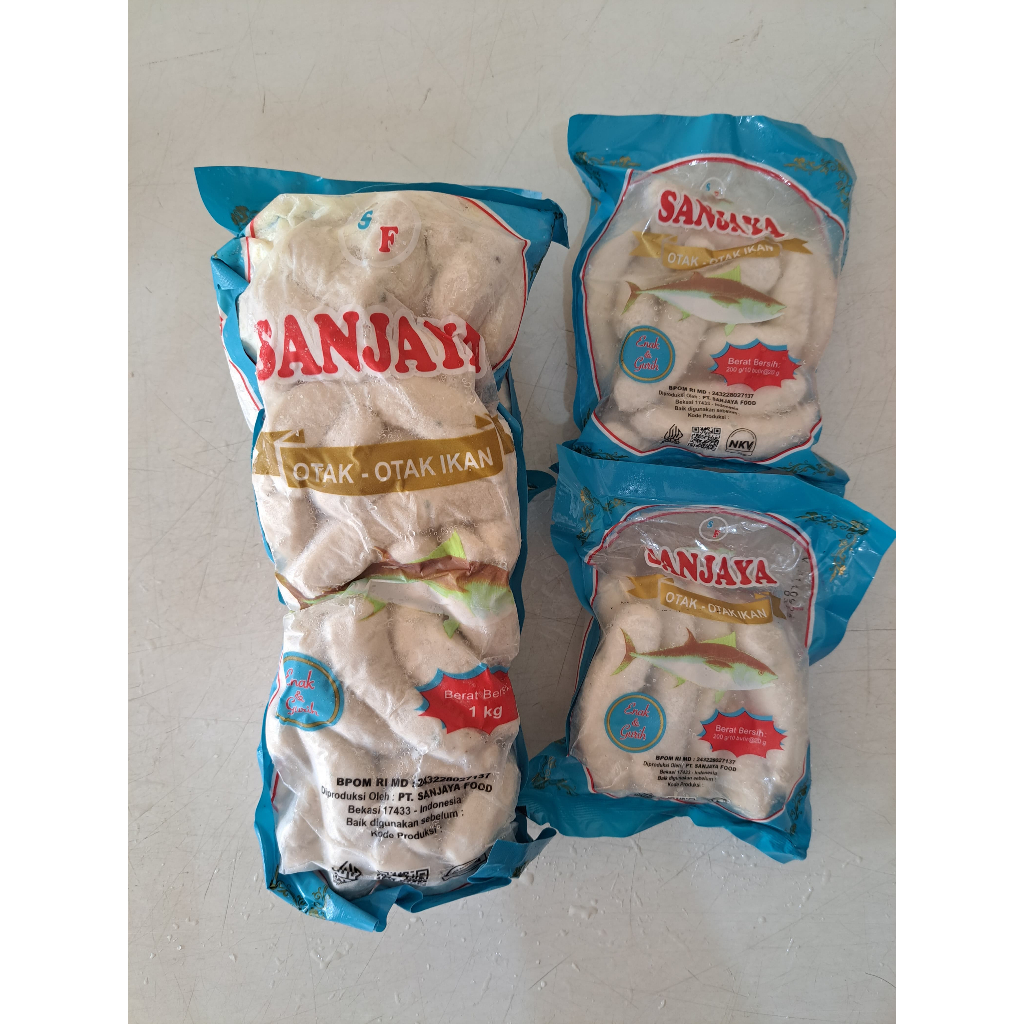 

Sanjaya Otak - Otak Ikan Kemasan 1 Kg / 200 gram