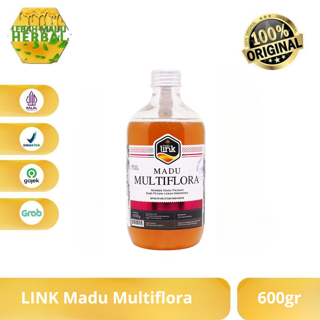 

Madu Link Multiflora 650gram