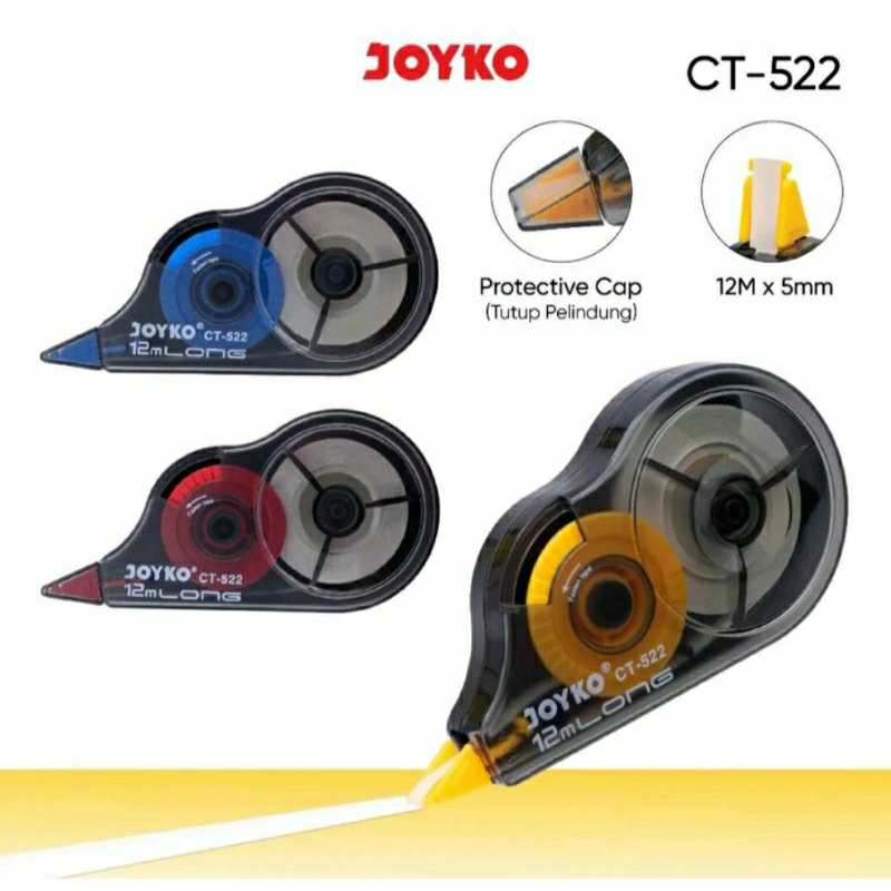 

Corection Tape/pita koreksi/stiker label Joyko CT522 12 Meter