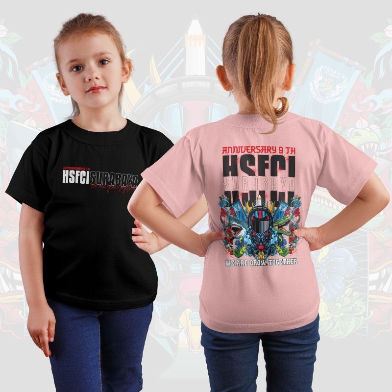 Kaos Merchandise HSFCI Surabaya Edisi Anak