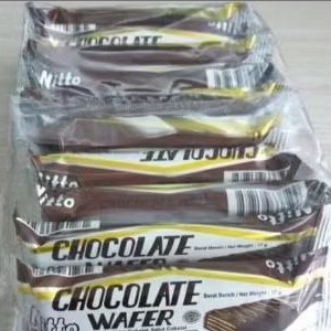 

nitto chocolate wafer isi 10 pcs