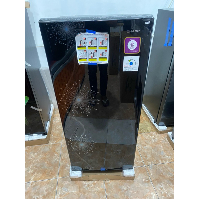 KULKAS 1 PINTU SHARP SJX-197 MG lemari es sharp