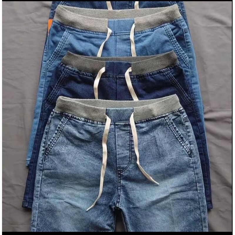 PROMO 100 DAPAT 3 CELANA PENDEK JEANS PRIA COWOK MURAH