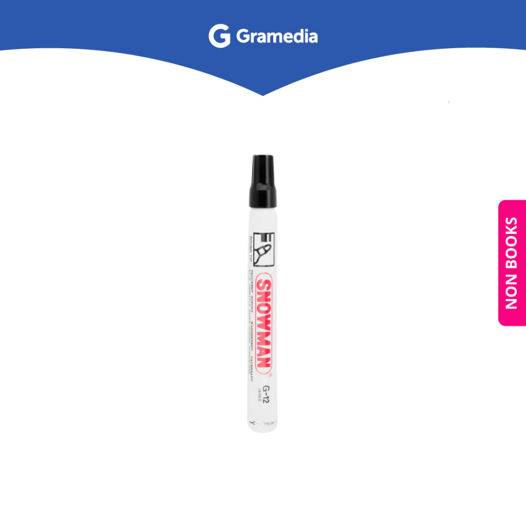 

Gramedia Depok - SNOWMAN MARKER G-12 BLACK / PCS