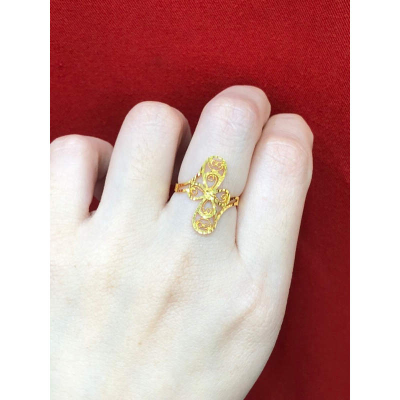 Cincin dubai jaring motif panjang 375