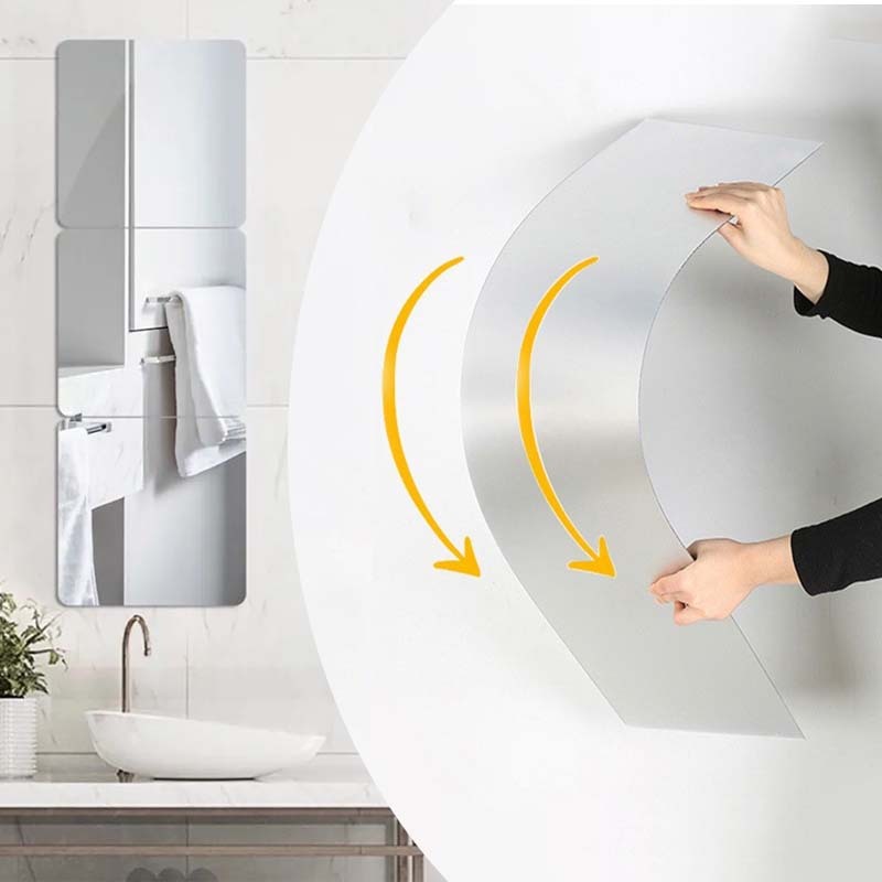 Akrilik Cermin Lembaran Cermin Kaca Kamar Acrylic  Acrylic Mirror Mirror Bendable Diy For Bedroom/ba