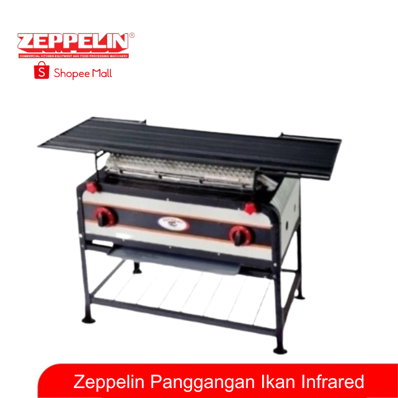 Zeppelin Panggangan Ikan Infrared Gas