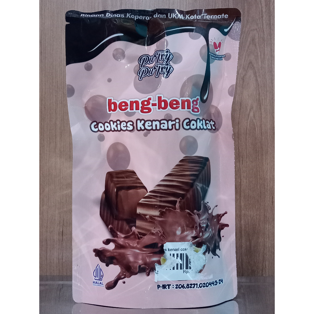 

Beng - beng Cookies Kenari Coklat