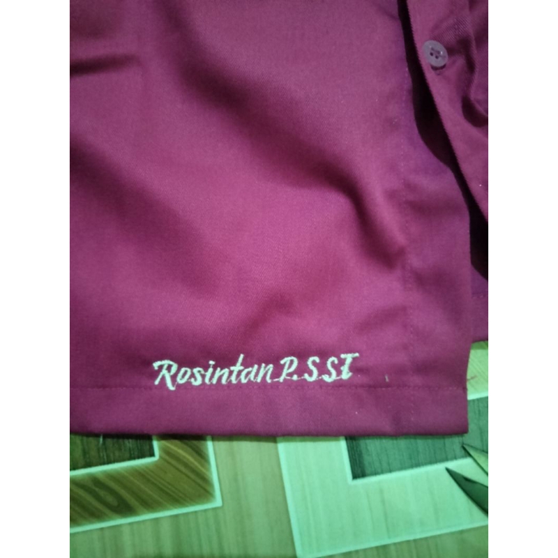 Bordir logo /Bordir nama/Bordir punggung