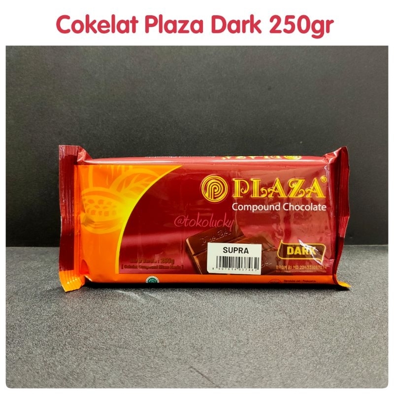 

Cokelat Plaza Compound Dark 250gr/compund/compound dark