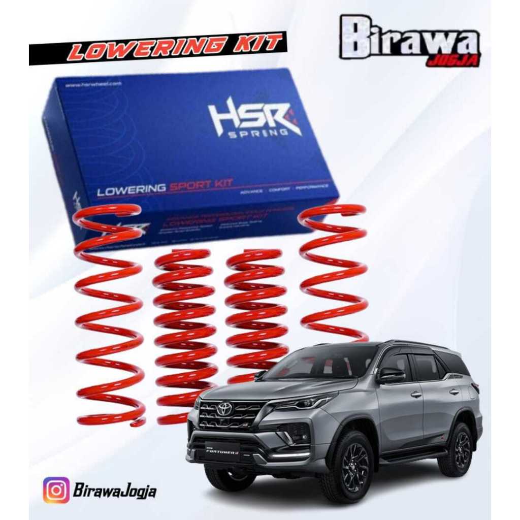 Lowering Kit Fortuner - Per Ceper Fortuner Vrz GR Lowerkit Merk Hsr Warna Merah