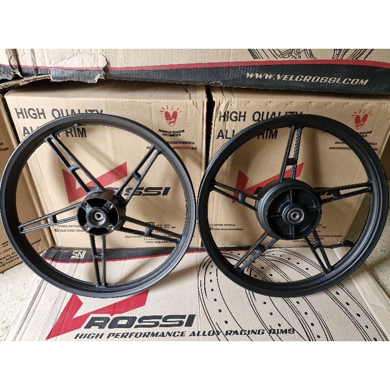 Velg Racing Jupiter Mx, Vega R New, Vega Zr, Jupiter Z New (Vrossi, 1 Pasang Depan Dan Belakang) Ter