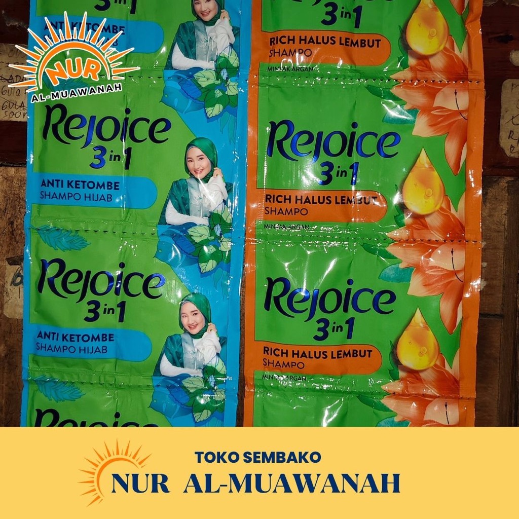 REJOICE Sampo Sachet - 1 Renceng Isi 12 Sachet
