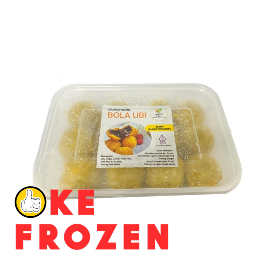 

AUFA'S BOLA UBI ISI KEJU COKLAT / POTATO BALL FROZEN FOOD