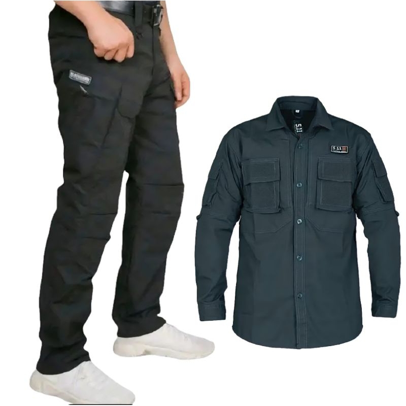 ONE SET SETELAN KEMEJA TACTICAL 511 LENGAN PANJANG|SETELAN KEMEJA LAPANGAN PRIA|SETELAN KEMEJA OUTDO