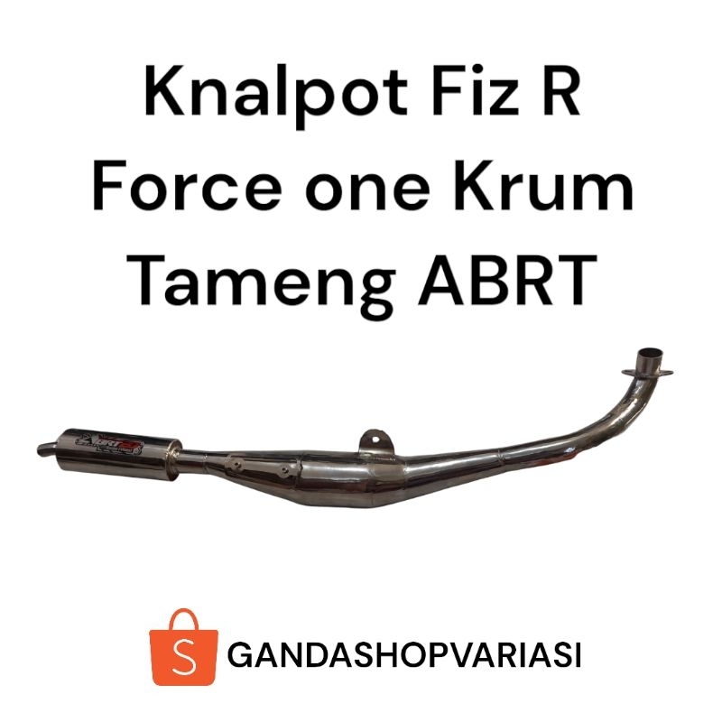 knalpot fiz r force one standar racing krum tameng abrt20
