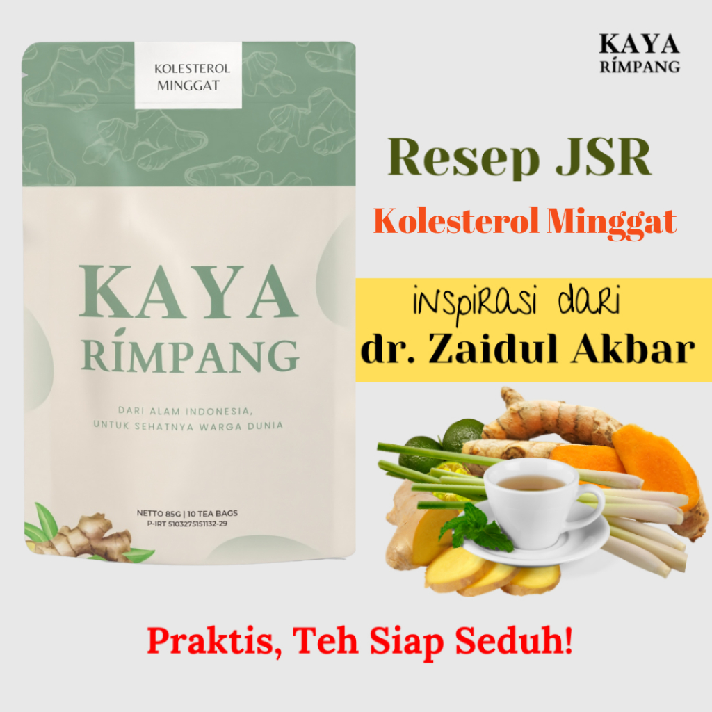 

Kaya Rimpang Kolesterol Resep JSR Leher Pegal-Pegal