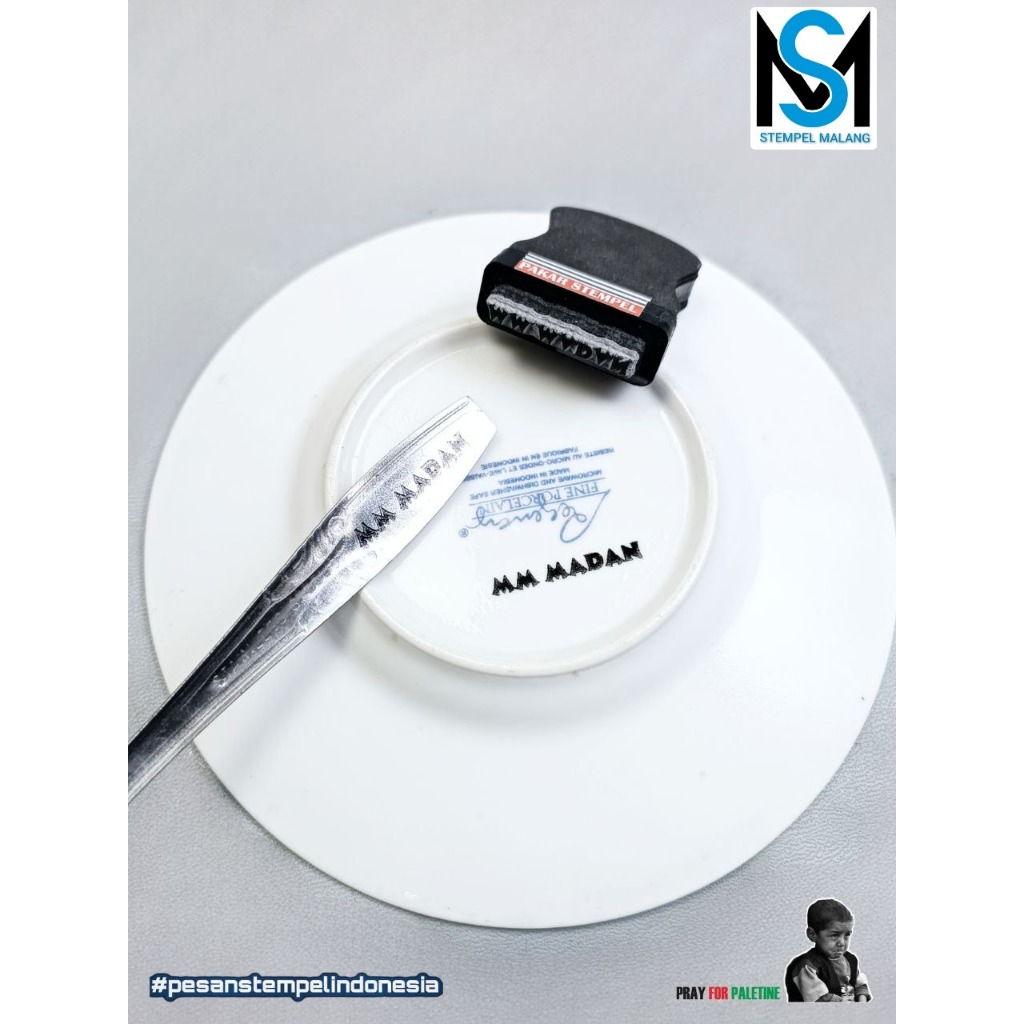

Jual Stempel Piring Sendok Keramik Permanen Anti Luntur Custom