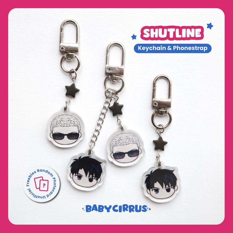 Acrylic Phonestrap & Keychain | Manhwa Shutline | Jake Shin
