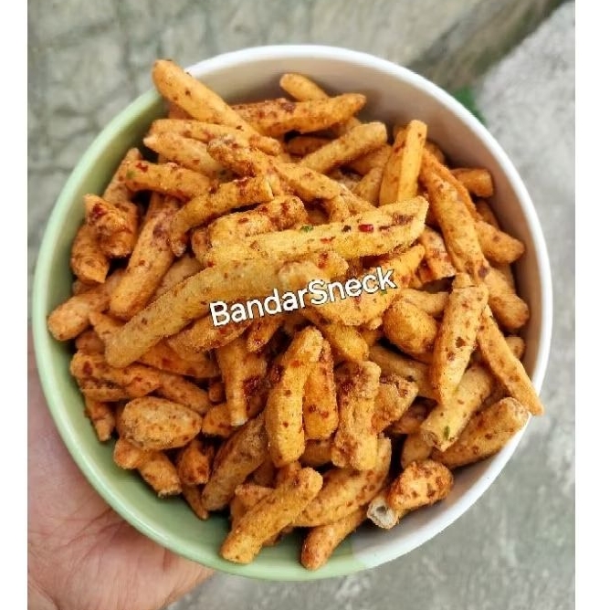

basreng stik viral 500 gram pedas daun jeruk bumbu melimpah