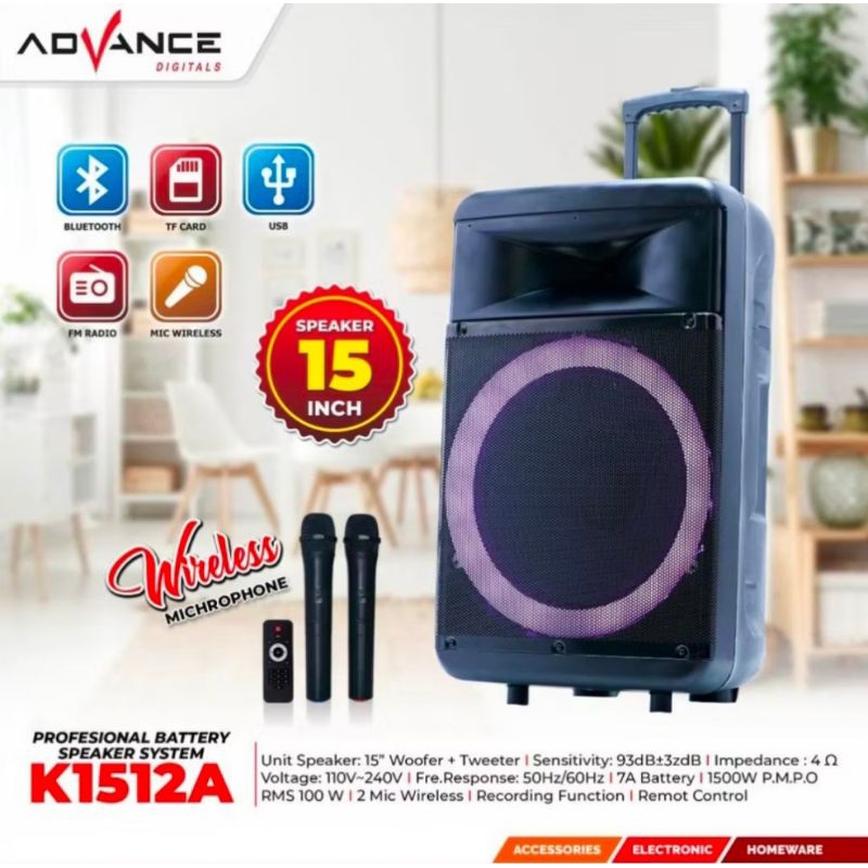 Speaker Wireless Advance K 1512A