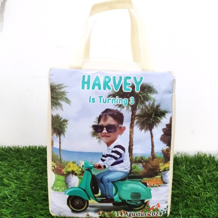 

[ 20x13x25 ] tas resleting /tas ultah resleting /tas ultah /tas souvenir /goodiebag resleting