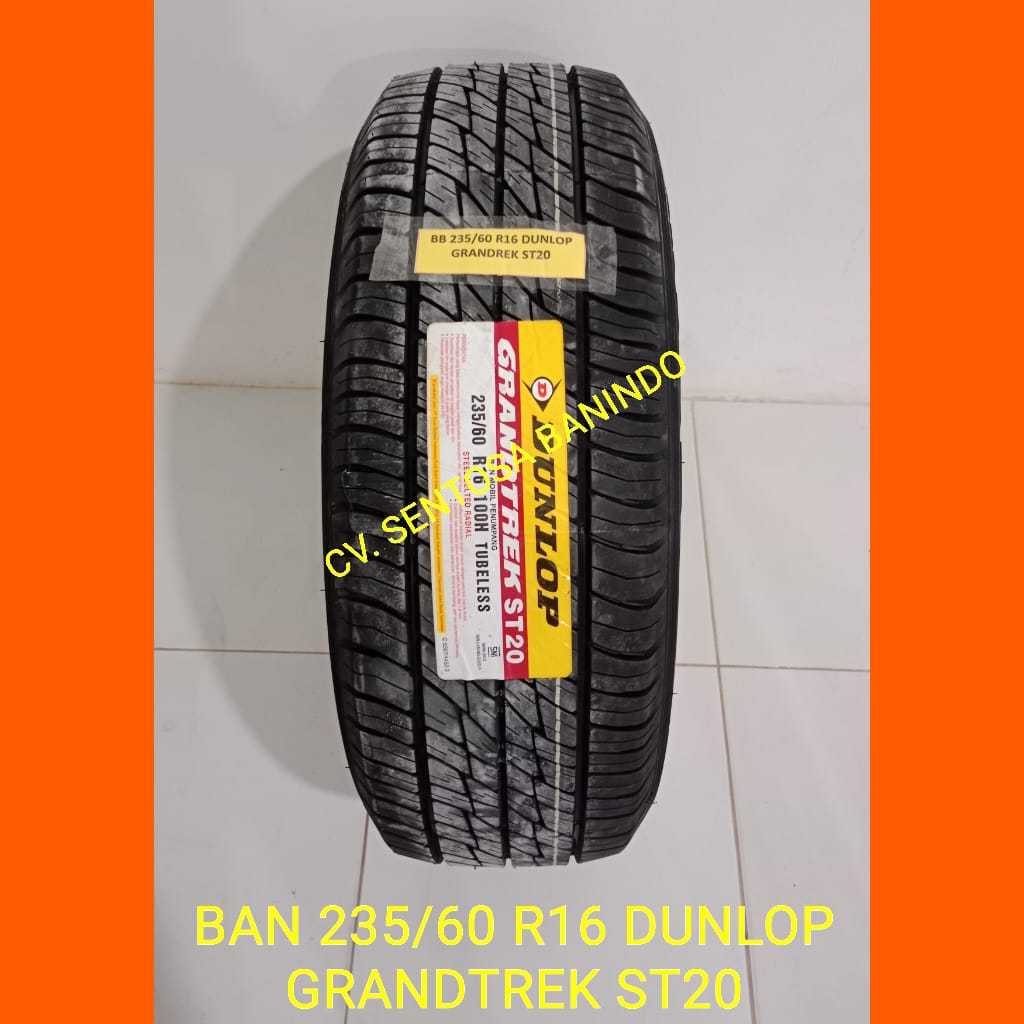 BAN BARU 235/60 R16 DUNLOP GRANDTREK ST20