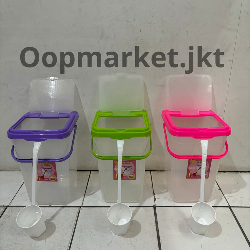 Lovenia - Toples Es Buah 15 Liter + Gayung / Aquarium Es Kelapa / Toples Air Es