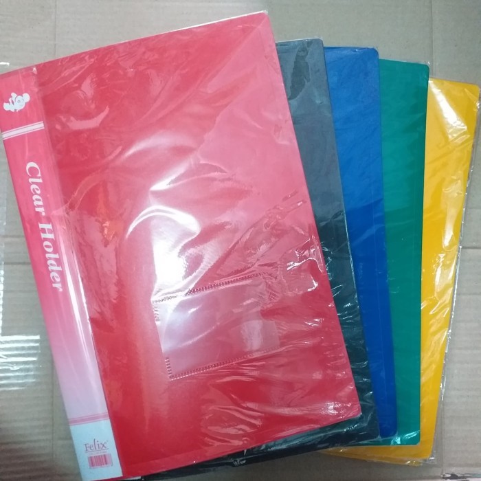 

map dokumen kepeer / clear holder isi 20 lembar Felix