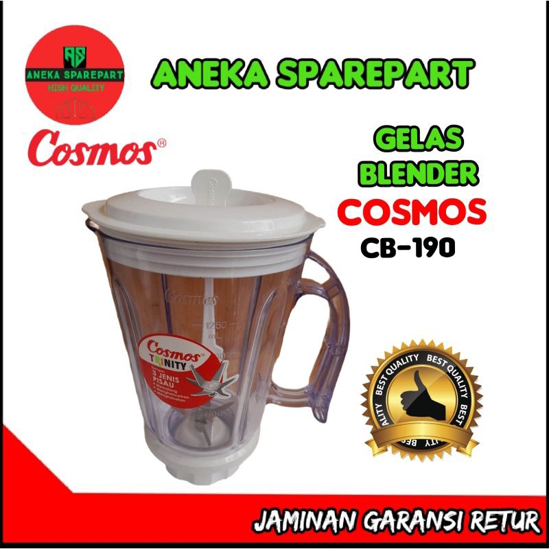 gelas blender cosmos set cb-190 GELAS BLENDER SET