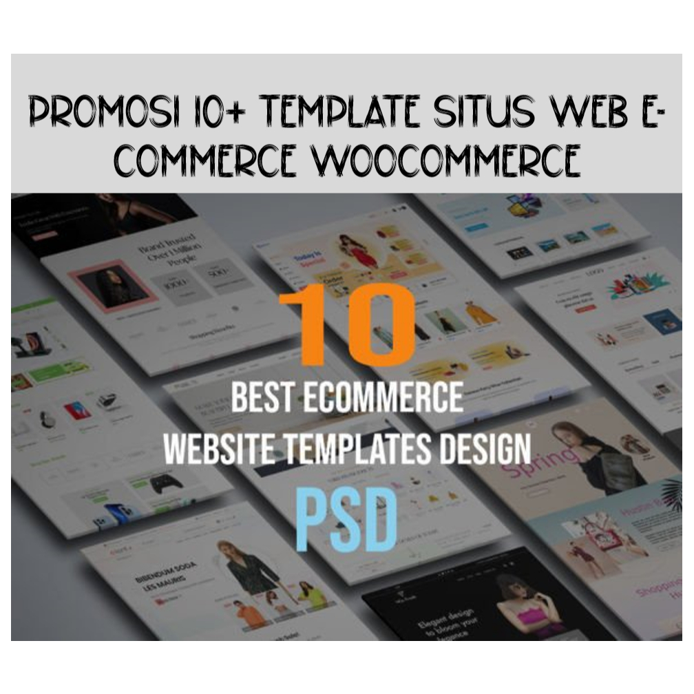 Promosi 10+ Template Situs Web E-Commerce WooCommerce