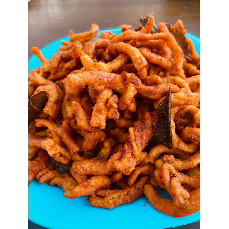 

kripik usus pedes 500 gr