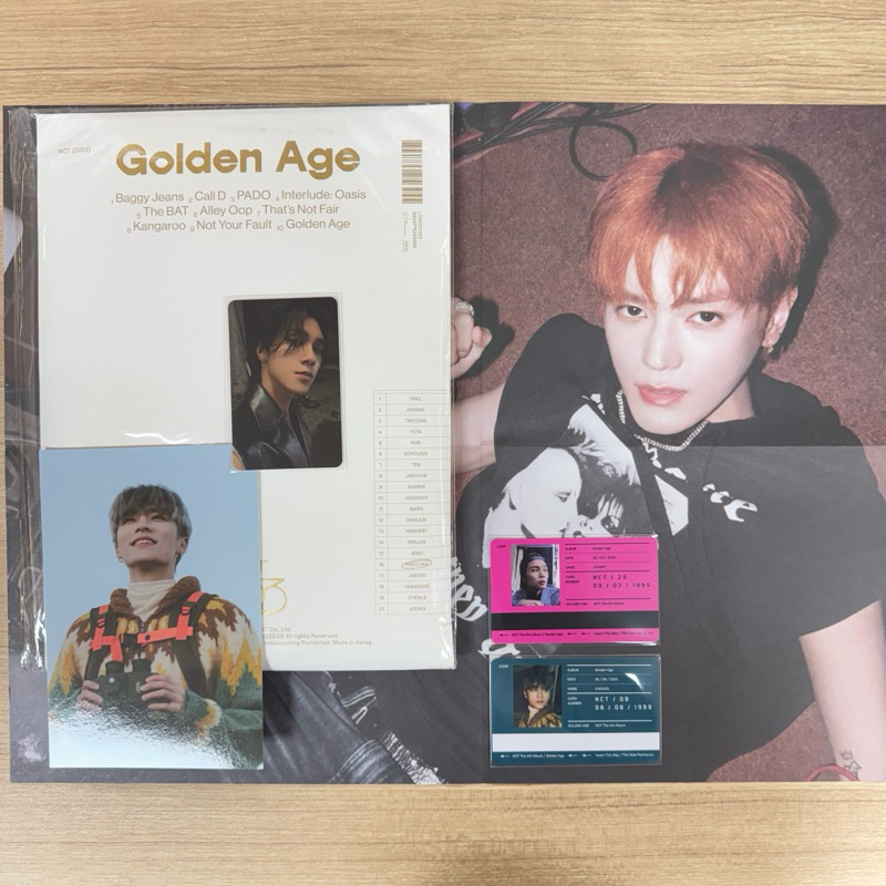 [UNSEALED FULLSET] NCT 2023 GOLDEN AGE - Collecting ver. Haechan - Pc Hendery