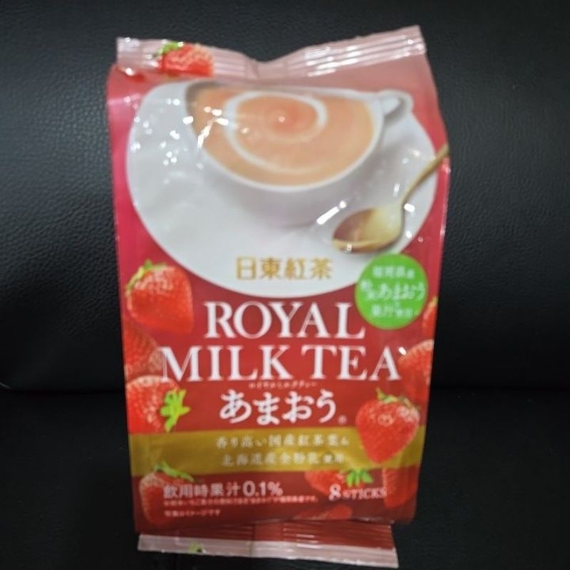 

Royal Milk Tea Strawberry Nittoh-tea Japan, 8sticks, exp 2026.02.