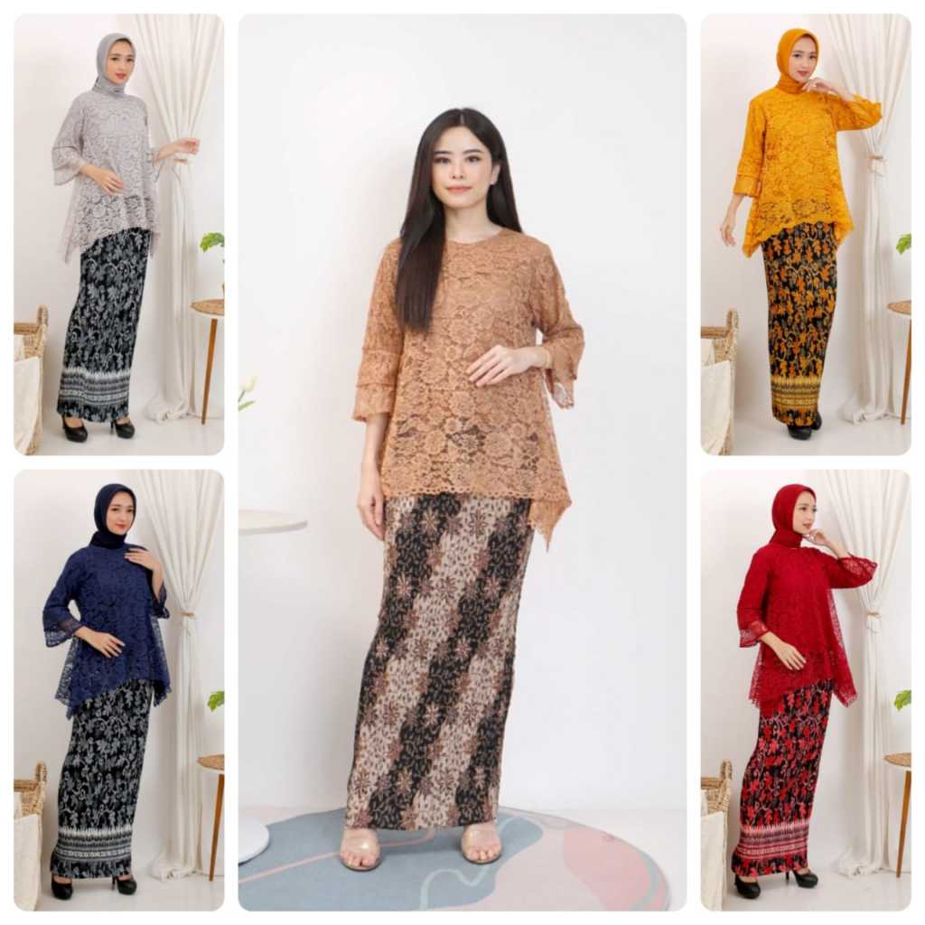 ATASAN KEBAYA BROKAT / KEBAYA RINJANI REAL PICK-KEBAYA BROKAT / Kebaya Modern / Kebaya Tunik Modern 