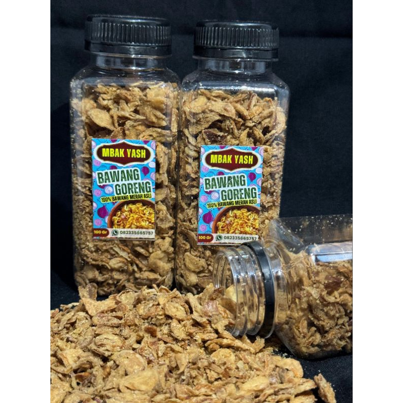 

Bawang Merah goreng Kemasan 100gr. Bawang Goreng khas Nganjuk !!!