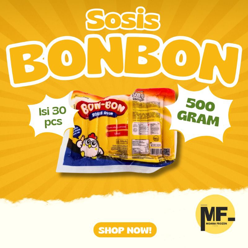 

Bonbon - Sosis ayam isi 30 pcs 500gr