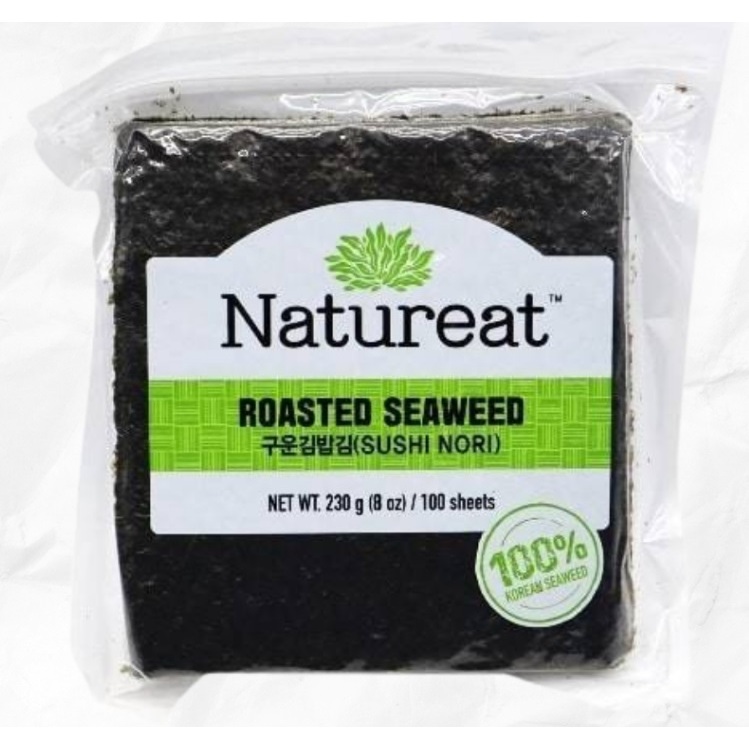 

Sushi Nori Natureat Roasted Seaweed 100 lembar 230gr