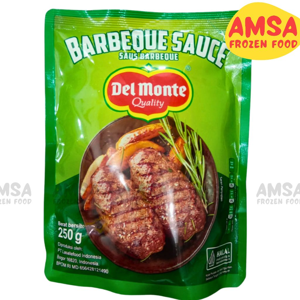 

Delmonte Saus Barbeque Pouch 250 gr / Saos Barbekiu / Saos BBQ