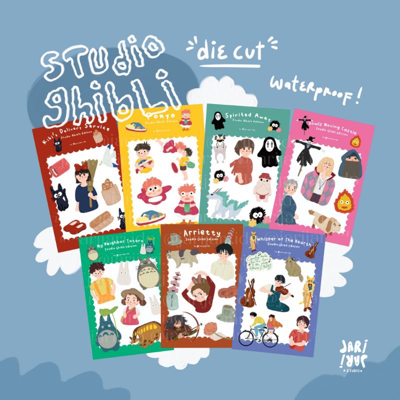 

Studio Ghibli's Sticker Edition | Stiker - Jari Jari