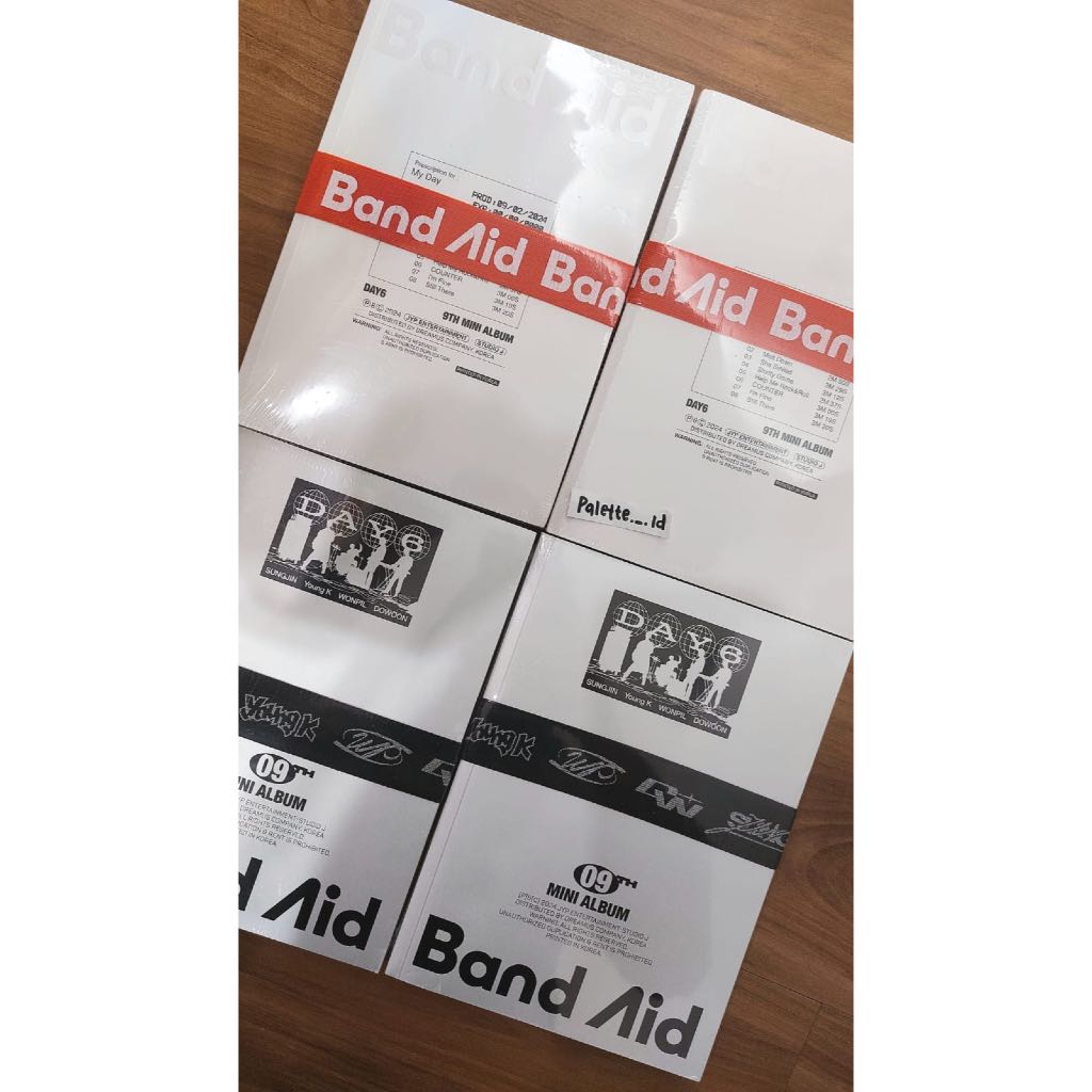 DAY6 BAND AID ALBUM SEALED ROCK BAND VERSION