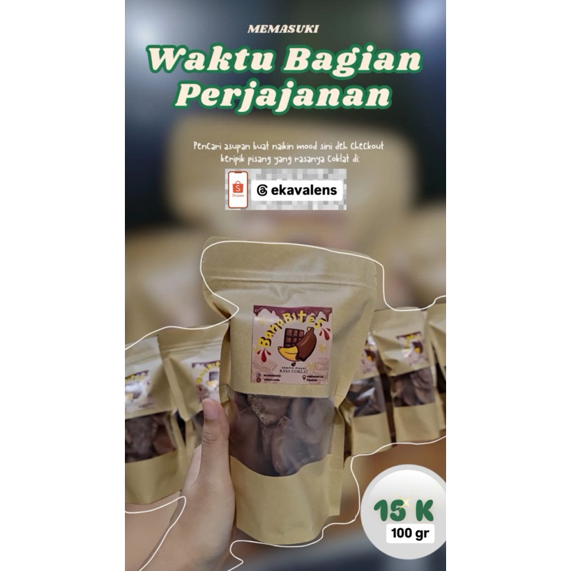 

Keripik Pisang Premium - varian Coklat