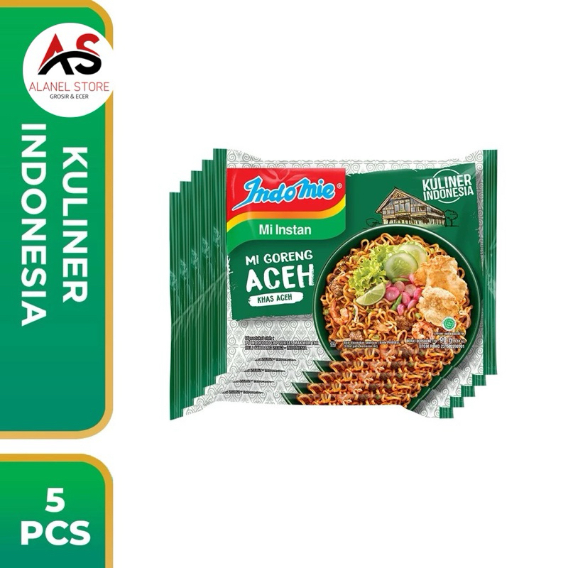 

5 pcs - Indomie Mi Goreng Aceh