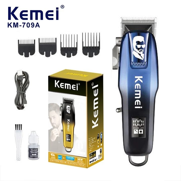 [COD] Kemei Alat Cukur Rambut Elektrik Hair Clipper Kemei-709A Clipper Rambut Alat Potong Rambut Pro