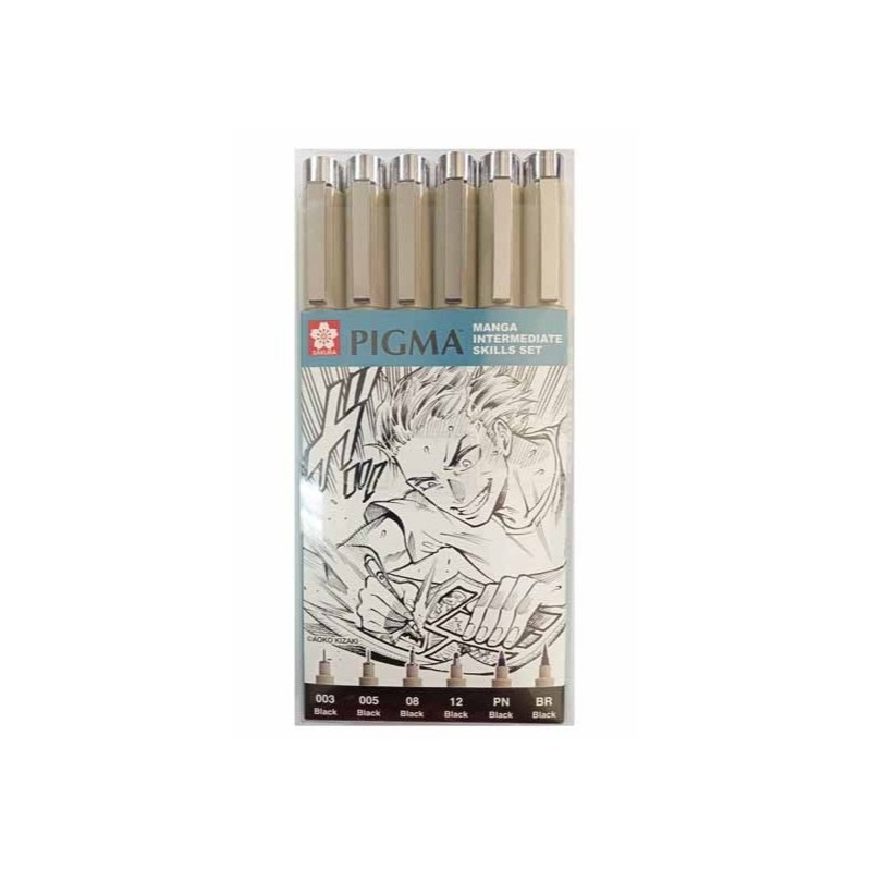 

Gramedia Surabaya - Sakura Pigma Micron Drawing Pen Manga Basic & Intermediate Set