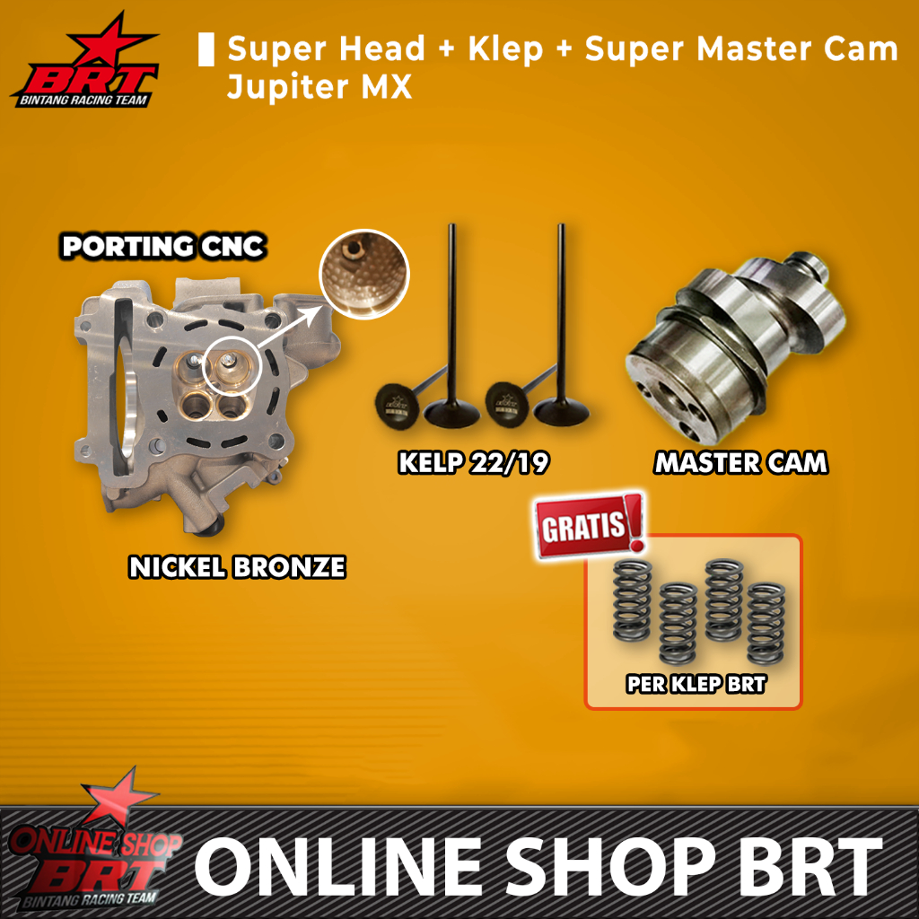 CYLINDER KOP HEAD PORTING CNC 22 19 & MASTER CAM BRT MX KING R15 XABRE NVA NVL VIXION OLD JUPITER MX