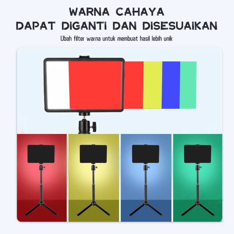 Lampu foto produk 6 inch • Lampu live streaming • Lighting livestreaming • Lighting foto produk